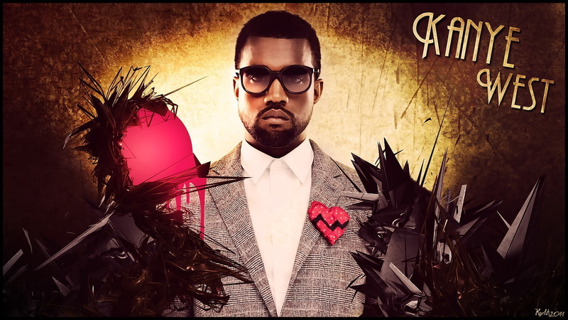 front view, eyeglasses, communication, mask, one person, digital composite, disguise, young men, Kanye west, adult, men, indoors, portrait, headshot, Heart