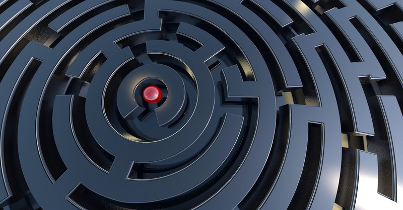 ball, sunlight, design, concentric, labyrinth, modern, technology, outdoors, ceiling, target, grey, full frame, pattern, built structure, shape, circle