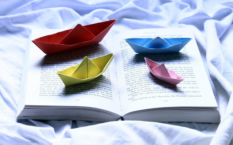 color, design, document, colored, origami, nature, high angle view, art and craft, indoors, paper Boat, focus on foreground, day, multi colored, animal representation
