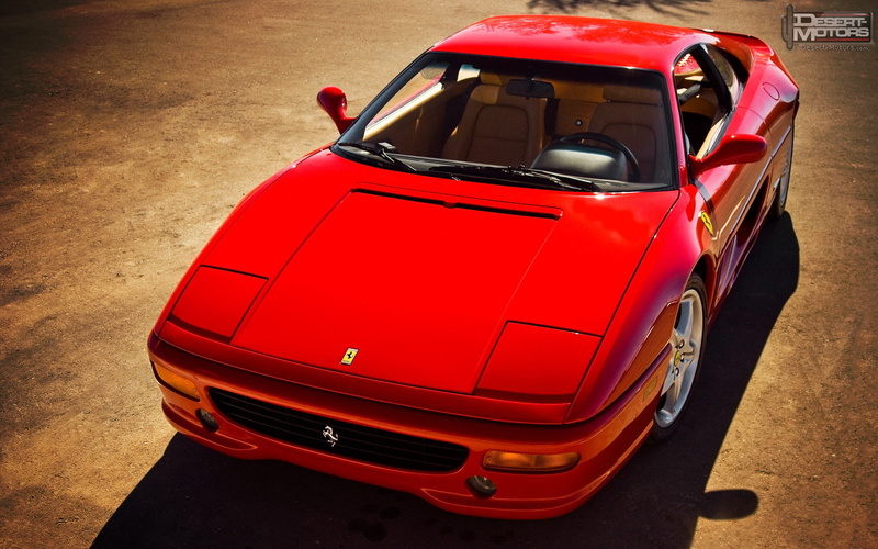 red, front view, 1080P, view, red cars, cars, front, ferrari