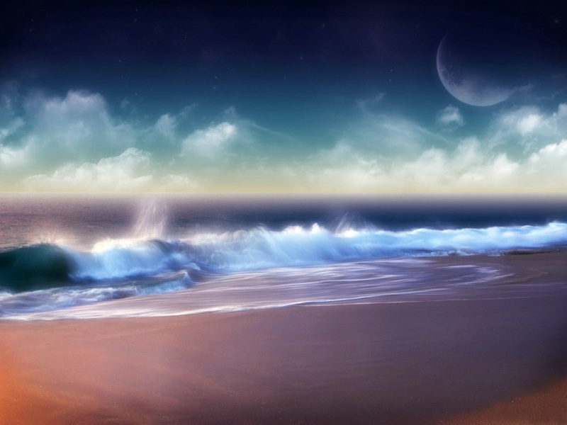 outdoors, cloud - sky, pool, water, aquatic sport, motion, wave, horizon over water, surfing, fantasy art, night, space, horizon, blue, land, nature, planet