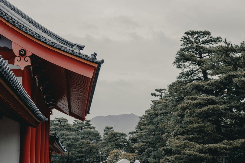 built structure, worship, building exterior, pagoda, pergola, no people, low angle view, 4K, pillar, roof, architecture, belief, outdoors, place of worship