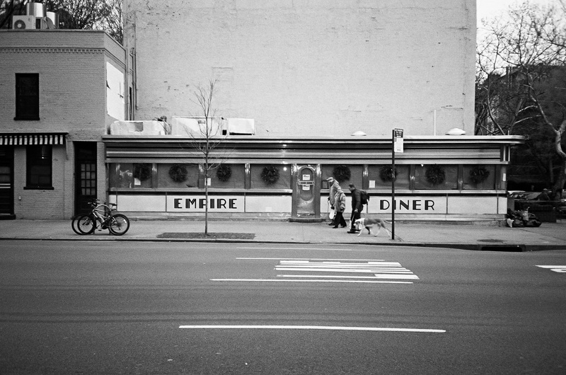 text, usa, outdoors, empire, transportation, symbol, buildings, day, road, marking, exterior, black And White, public transportation, pedestrians, group of people