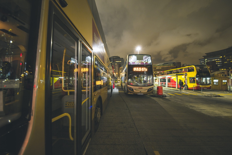 5K, rail transportation, sky, street, mode of transportation, nature, transportation, building exterior, traffic, bus stop, stop, road, vehicles, no people