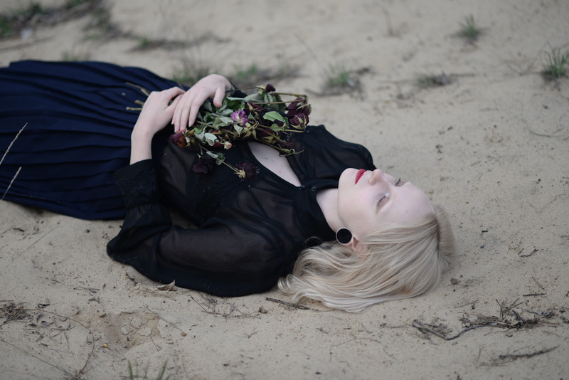 relaxation, sand, day, women, model, land, child, real people, lying, lying on back, flowering plant, reclining, high angle view, resting, plant, beach
