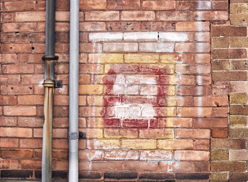 pipeline, pipe, pipe - tube, brick wall, 2K, low angle view, pattern, no people, brick, day, bricks, building exterior, gutter, metal, building, gray