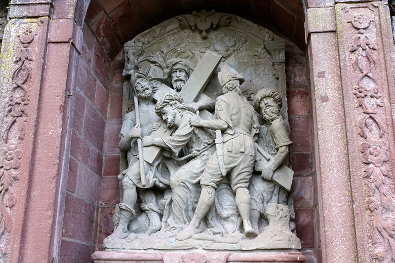 altar, building, human representation, celebration, way of the cross, creative, carving - craft product, festival, run, stone material, building exterior