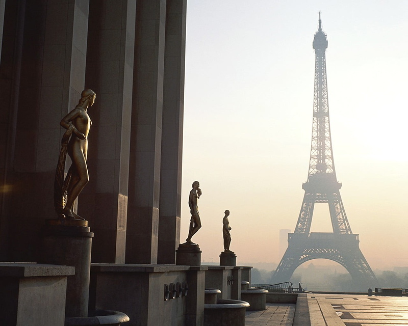 no people, representation, iron - metal, 720P, metal, nature, history, sky, travel destinations, tourism, paris, travel, Eiffel Tower, sculpture, architecture