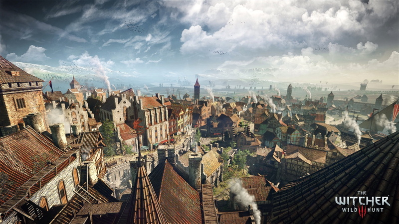 1080P, city, game, Novigrad, the city, The Witcher 3: Wild Hunt