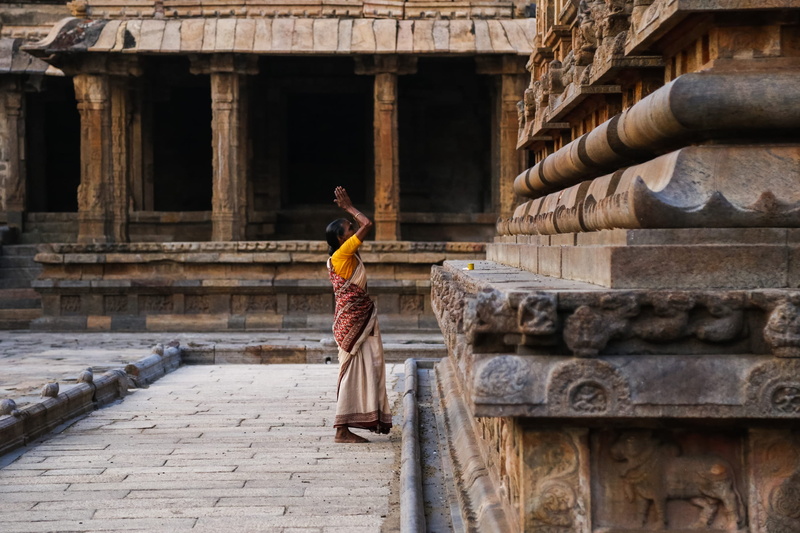 woman, sacred, ancient civilization, architecture, leisure activity, architectural column, building exterior, culture, buildings, day, praying, one person