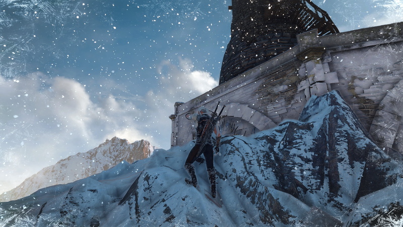 snow, scenics - nature, The Witcher 3: Wild Hunt, built structure, blizzard, outdoors, mountain, beauty in nature, building exterior, game, no people, winter