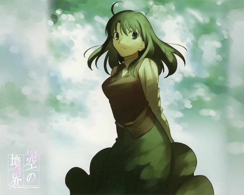 anime girls, Kara no Kyoukai, Kokutou Azaka, 720P