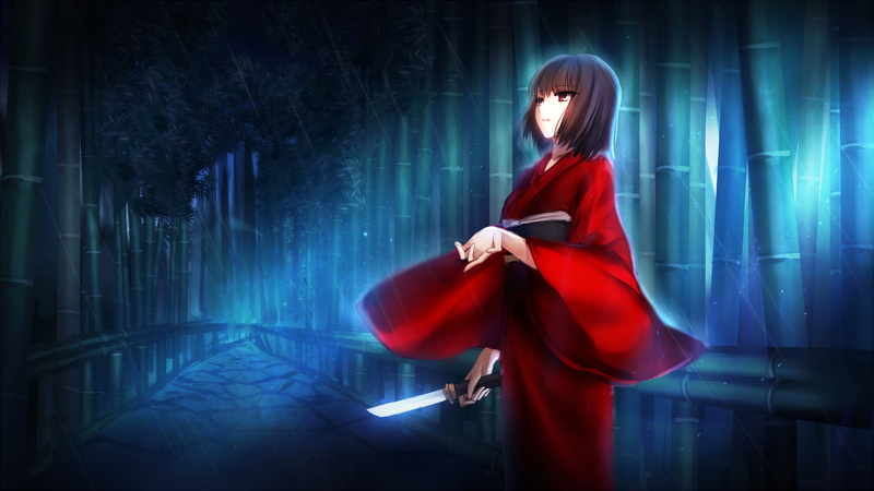 1080P, superhero, full length, arts culture and entertainment, kara no kyoukai, knife, beautiful woman, digital composite, studio shot, fashion, shiki ryougi