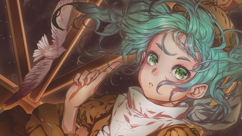 Ononoki Yotsugi, anime girls, Monogatari Series, 1080P