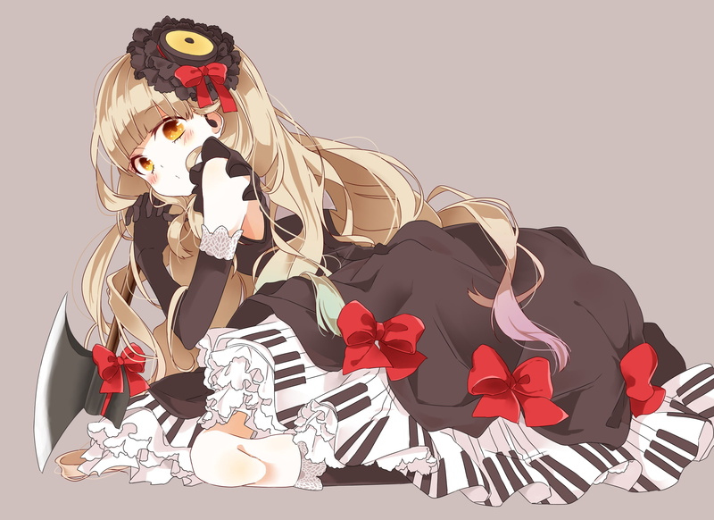 Mayu (Vocaloid), ribbon - sewing item, holiday, copy space, event, indoors, celebration, Vocaloid, representation, females, adult, women, anime girls, christmas