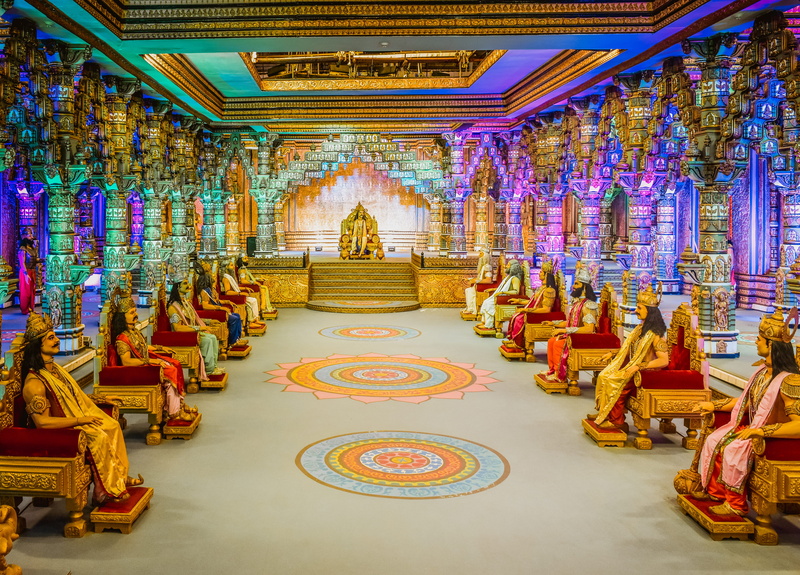 human representation, housing, group, no people, gold, furniture, creativity, palace, temple, monastery, statue, ornate, human, spirituality, built structure