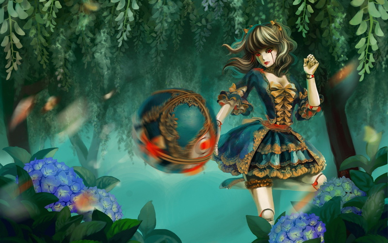 artwork, orianna, legends, 2K, video, league, rococo, games
