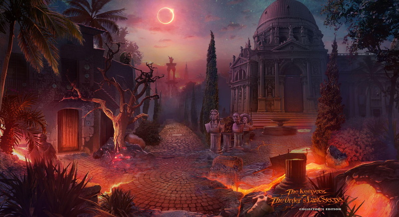 video games, hidden object, orange, wall, keepers, 1080P, concrete, games, last, paper, s, moon, cathedral, secret, order, black, brown