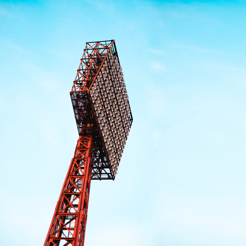 built structure, spotlight, copy space, construction equipment, architecture, russia, low angle view, minimal, crane - construction machinery, nature, cloud - sky
