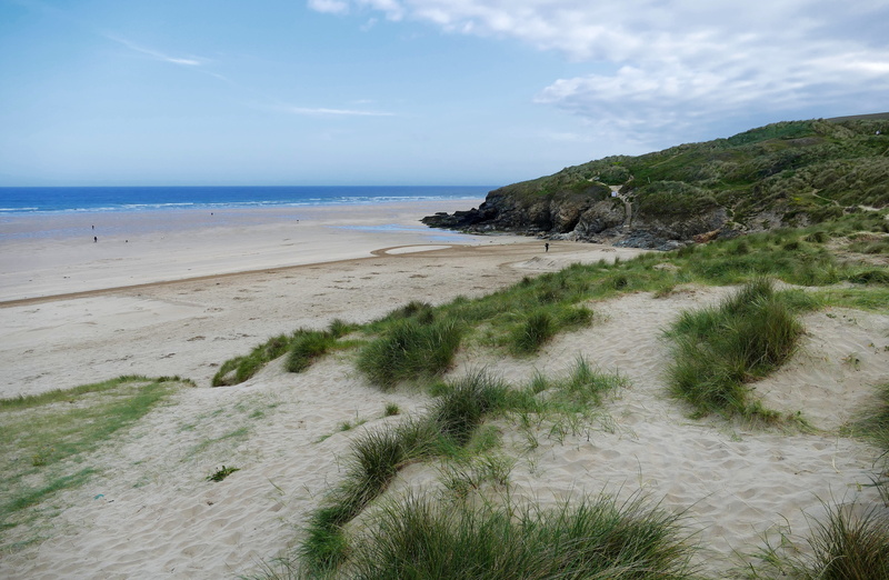 day, scenic, sky, cloud - sky, england, newquay, nature, united, path, horizon, no people, perran, cliff, scenics - nature, waves, ocean, atlantic, cornish