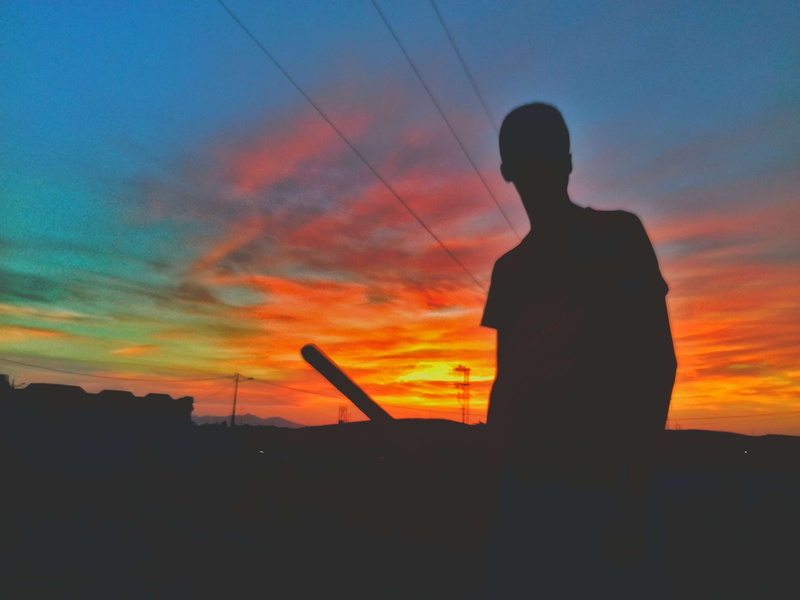 communication, men, 2K, outdoors, real people, cloudiness, sky, leisure activity, nature, cloud - sky, silhouette, clouds form, beauty in nature, one person