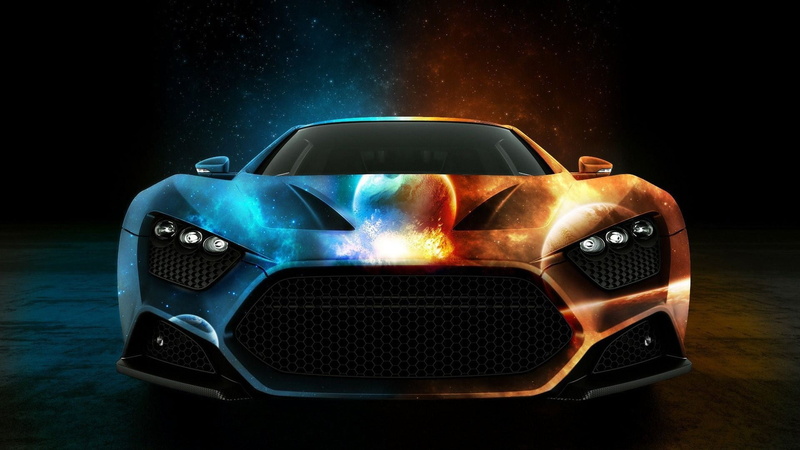 studio shot, indoors, d, zenvo, black background, red, nature, night, motor vehicle, still life, luxury cars, lighting equipment, technology
