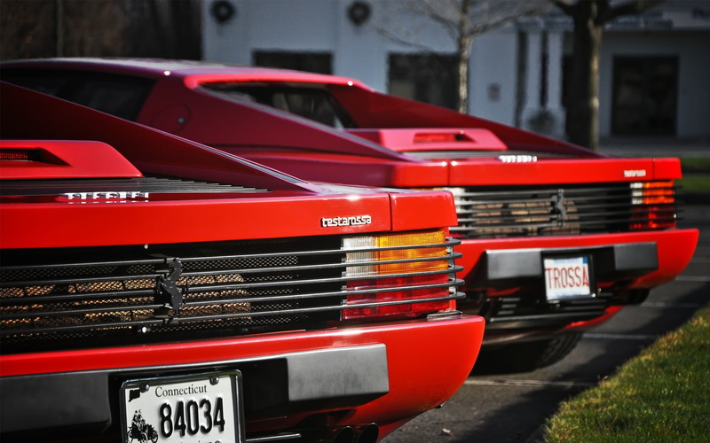 hd, Ferrari, tr, testarossa, art, 1080P, cars, vehicles