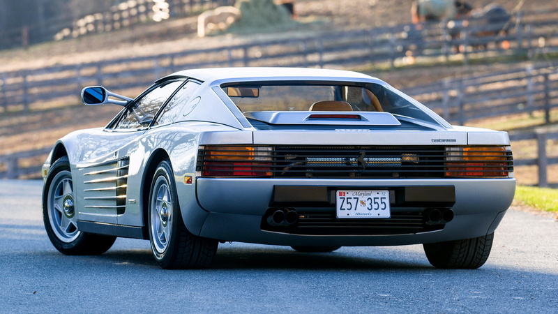 Ferrari Testarossa, Sport Car, Silver Car, 1080P, Ferrari, Car