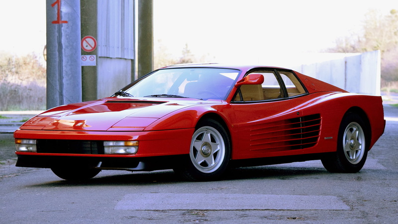 Old Car, Coupé, Red Car, Ferrari, Car, Sport Car, 1080P, Ferrari Testarossa