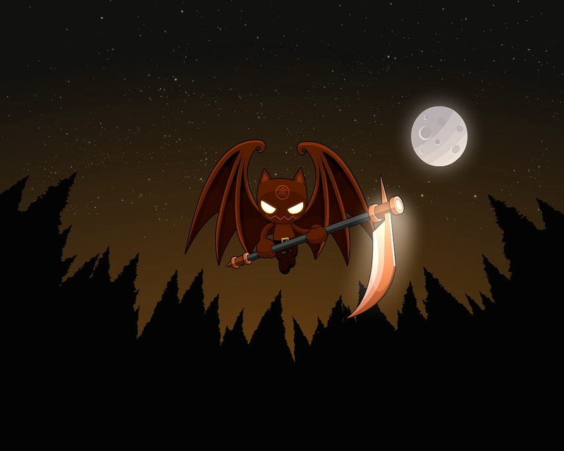 galaxy, silhouette, illustration, tree, creature, the moon, vampire, cartoon, forest, space, spooky, outdoors, star - Space, beauty in nature, astronomy