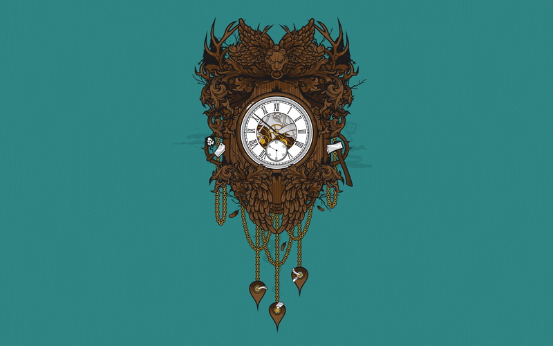 background, objects, simple, jthree, 2K, teal, clocks, jared, nickerson, carving, concepts, wood