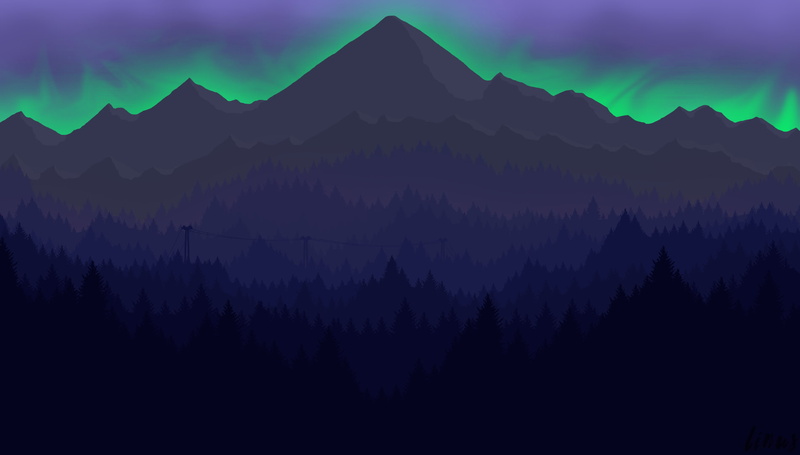 nature, Firewatch, digital art, 720P