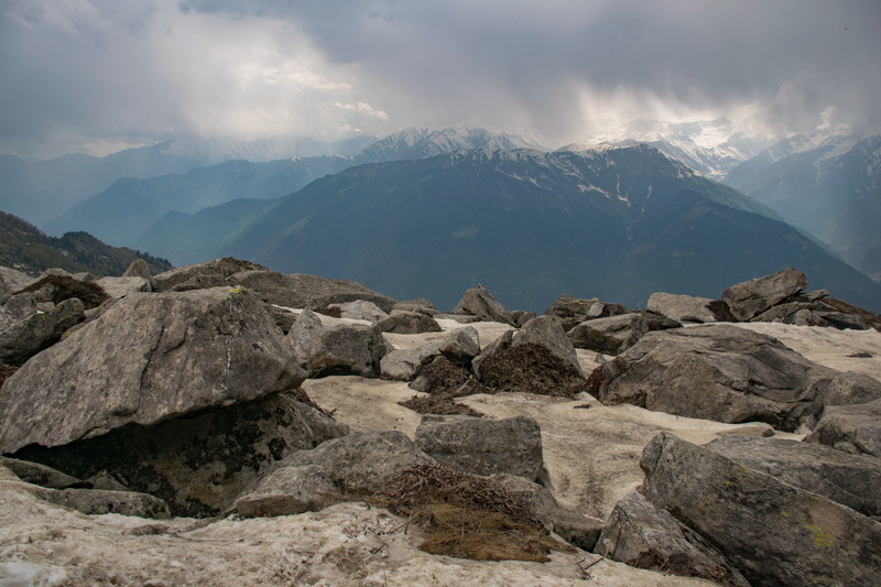 daytime, sky, high, non-urban scene, tranquil scene, cold, scenics - nature, daylight, tranquility, mountain range, snowcapped mountain, 5K, rock, rocks