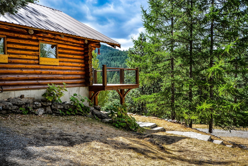 storm, sunlight, pine, built structure, home, construction, old, plant, near, privacy, design, architecture And Buildings, no People, deck, house, architecture