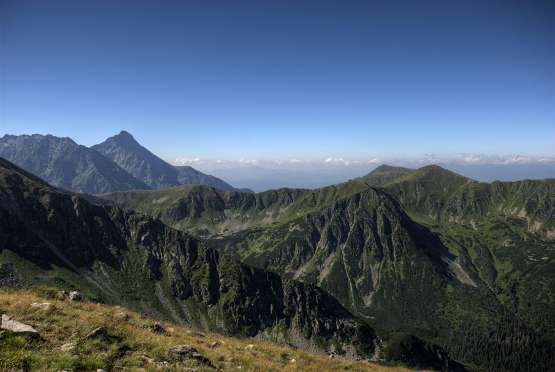 travel destinations, Mountains, Top, nature, day, environment, remote, blue, coniferous tree, tranquility, orla perc, Landscape, top view, mountain peak