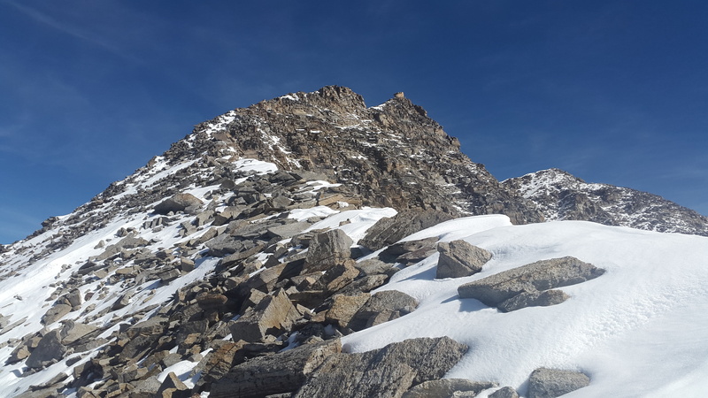 wintry, nature, snowcapped mountain, high-altitude mountain tour, outdoors, hike, snowy, mountaineering, hiking, summit, rock, winter, trail, 4K, peak