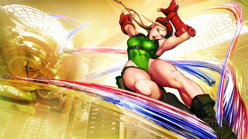 Cammy, hat, red, green, Street Fighter V, woman, wearing, onepiece, graphic, 5K