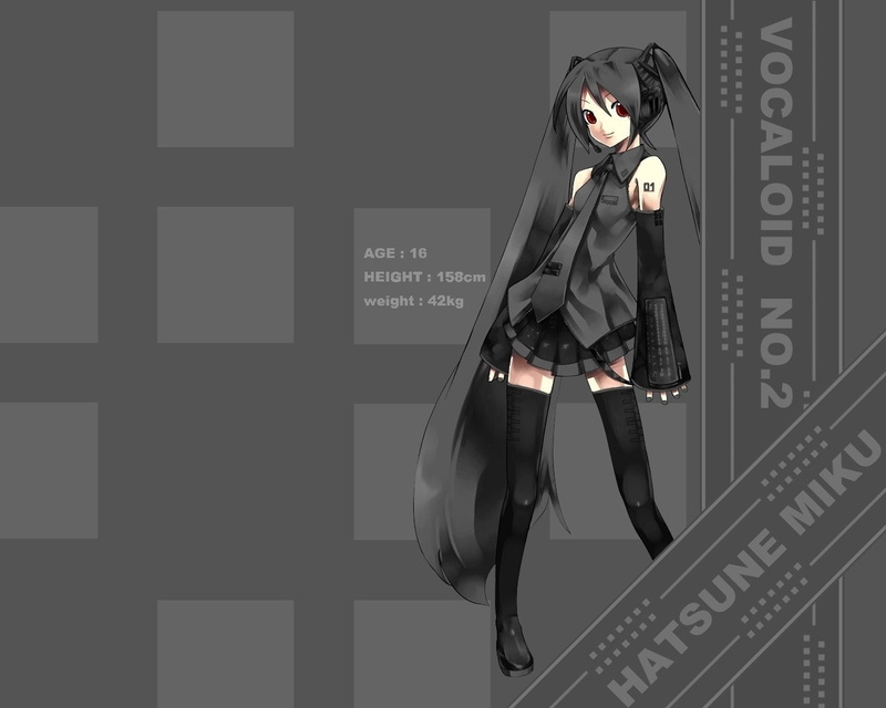 720P, Vocaloid, Zatsune Miku, Anime