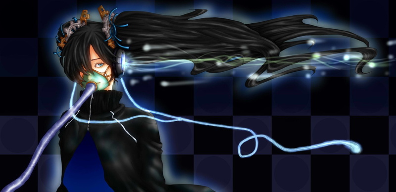 Black, Zatsune Miku, Mask, 1080P, Anime, Vocaloid