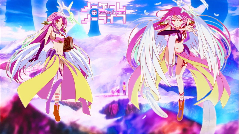 Jibril (No Game No Life), Anime, Shiro (No Game No Life), 1080P, No Game No Life, Sora (No Game No Life)