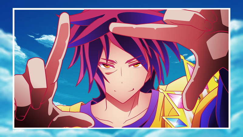 anime boys, No Game No Life, anime, Sora (No Game No Life), 1080P, sky