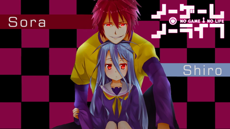 Sora (No Game No Life), Anime, 1080P, No Game No Life, Shiro (No Game No Life)