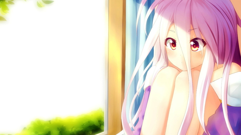 young adult, people, pink hair, beautiful woman, beautiful people, anime girls, No Game No Life, window, copy space, beauty, body part, multi colored, nature