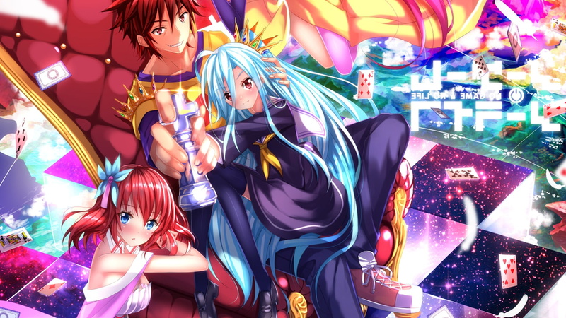 multi colored, celebration, 1080P, retail, festival, illuminated, human representation, amusement park, representation, shiro no game no life sora no game no life stephanie dora blue hair anime cards chess anime boys anime girls blue eyes red eyes no game no life