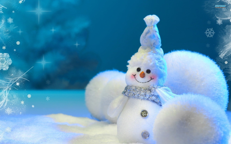 1080P, snowman, celebration, holidays, winter, cute, snow, small