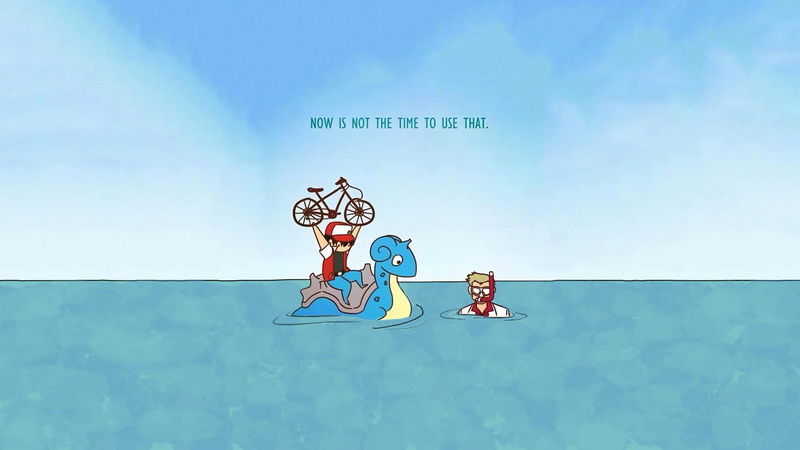 Pokémon, Lapras (Pokémon), 1080P, Professor Oak (Pokémon), Pokemon: Red and Blue, Red (Pokémon)