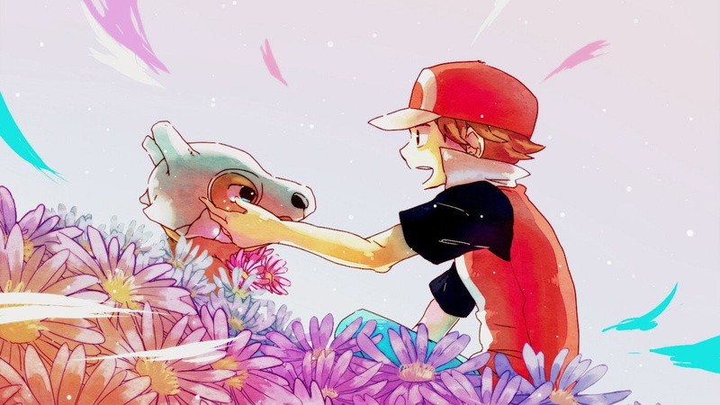Pokemon: Red and Blue, 720P, Pokémon, Red (Pokémon), Cubone (Pokémon)