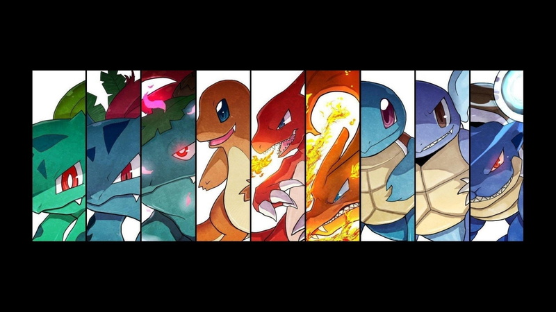 Pokémon, Bulbasaur (Pokémon), Charizard (Pokémon), Squirtle (Pokémon), Charmander (Pokémon), Ivysaur (Pokémon), Venusaur (Pokémon), Wartortle (Pokémon)