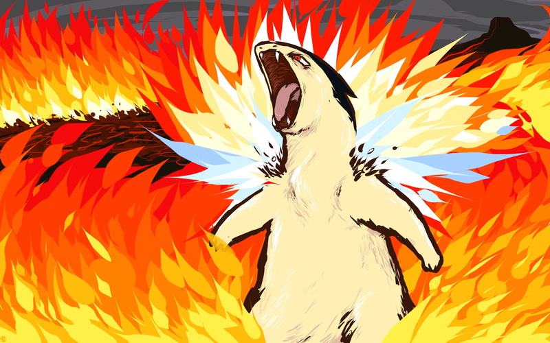 Pokémon, Typhlosion, ishmam, 720P