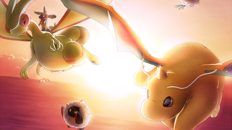 Altaria (Pokémon), Flygon (Pokémon), Dragon Pokémon, Lucario (Pokémon), Pokémon, 1080P, Shelgon (Pokémon), Dragonite (Pokémon)